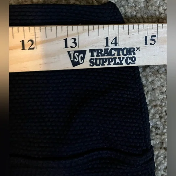 Beach House Pique Solid Black Olivia Princess Seam Swim Skort size 10 - Picture 7 of 12